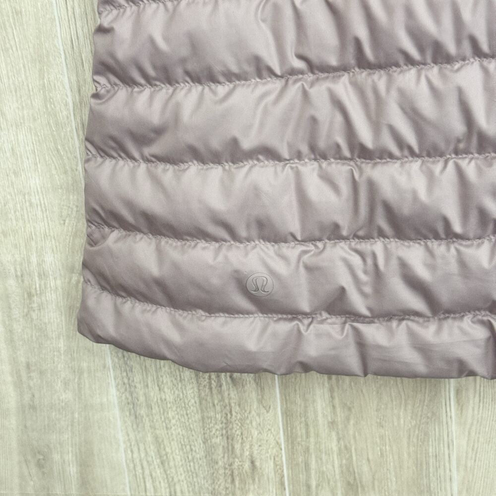Lululemon Vest Womens Size 2 Puffer Pack It Down Mauve Pink Goose Athleisure - Picture 12 of 16